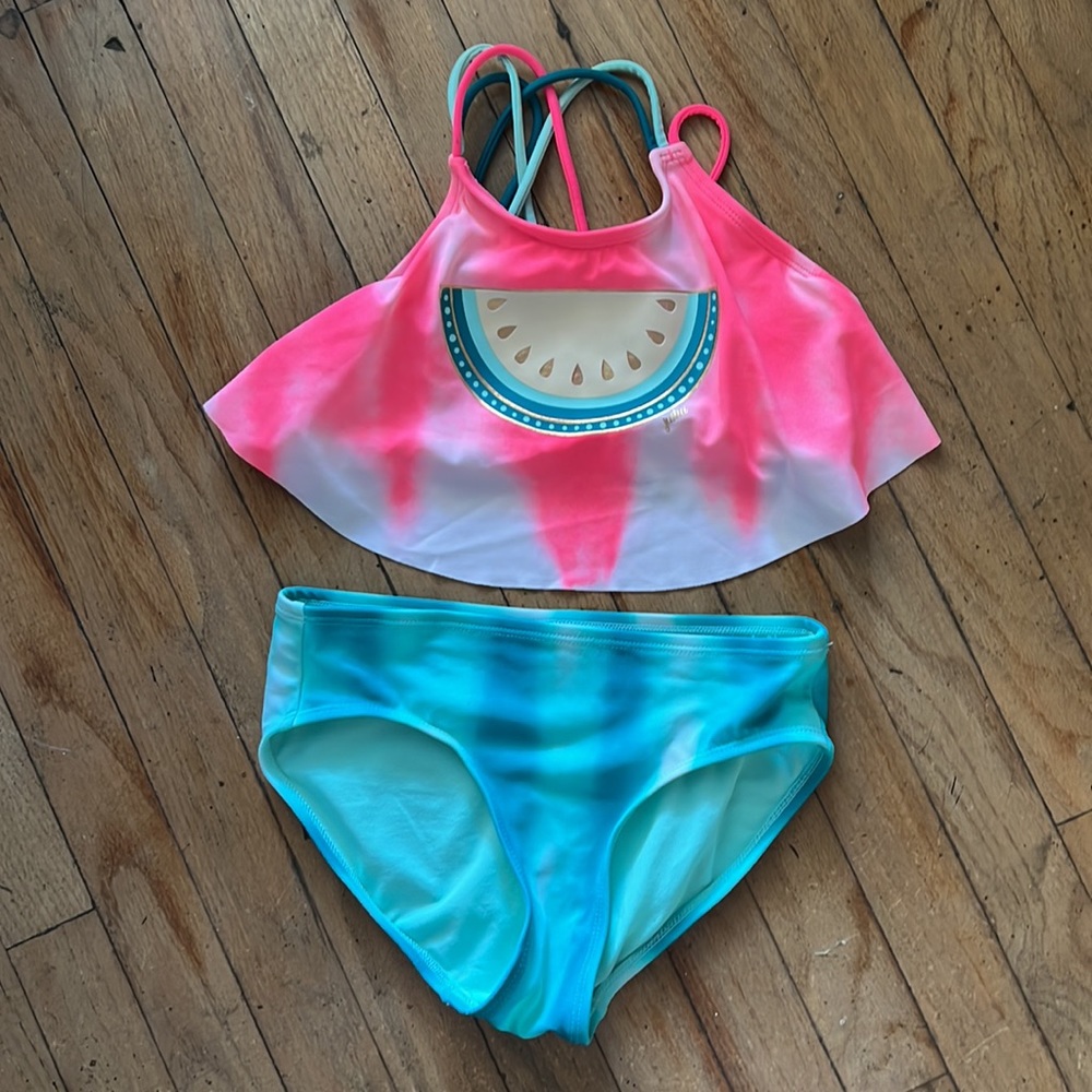 Justice Watermelon bikini -size 10